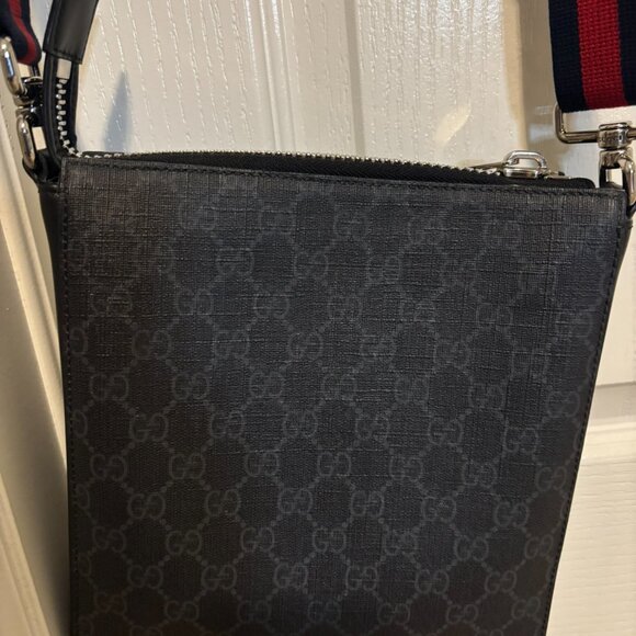 Gucci flat messenger bag or men's cross bag - Picture 2 of 13
